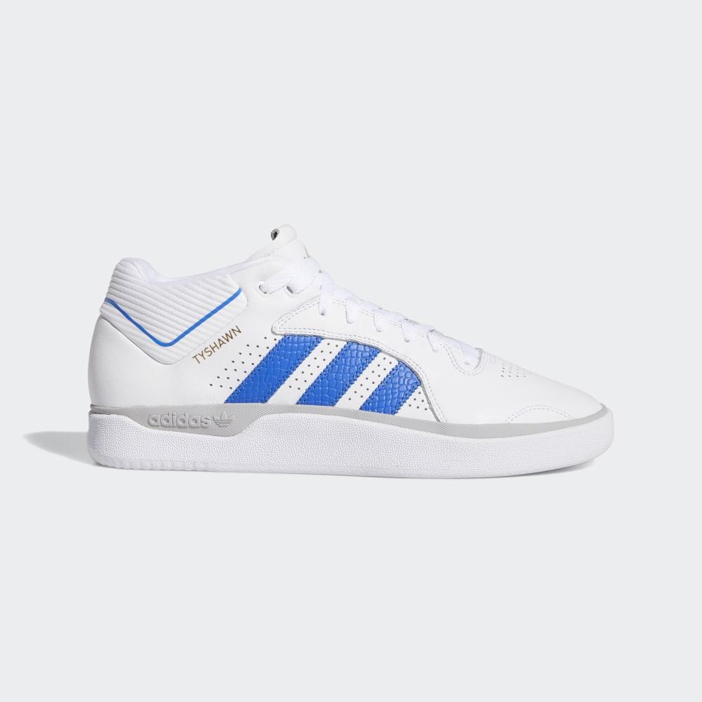 Adidasi Skate Adidas Tyshawn Barbati Romania - Albi/Albastri/Aurii Metal EG9058